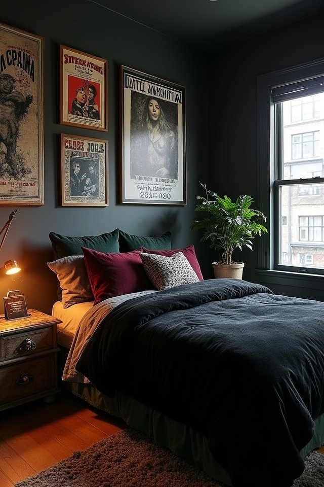 dark cozy vintage sophistication