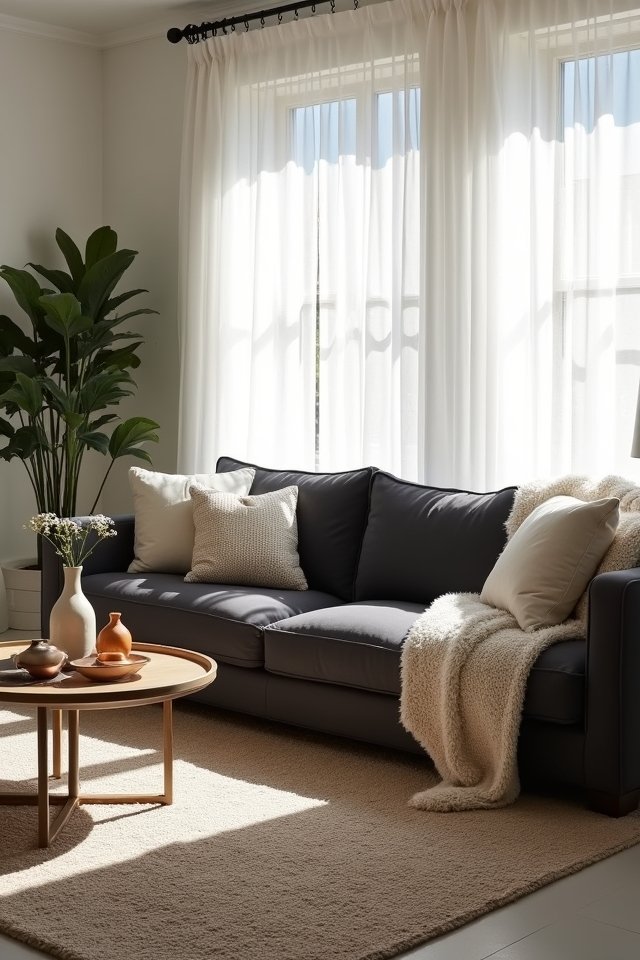 dark grey bright white contrast