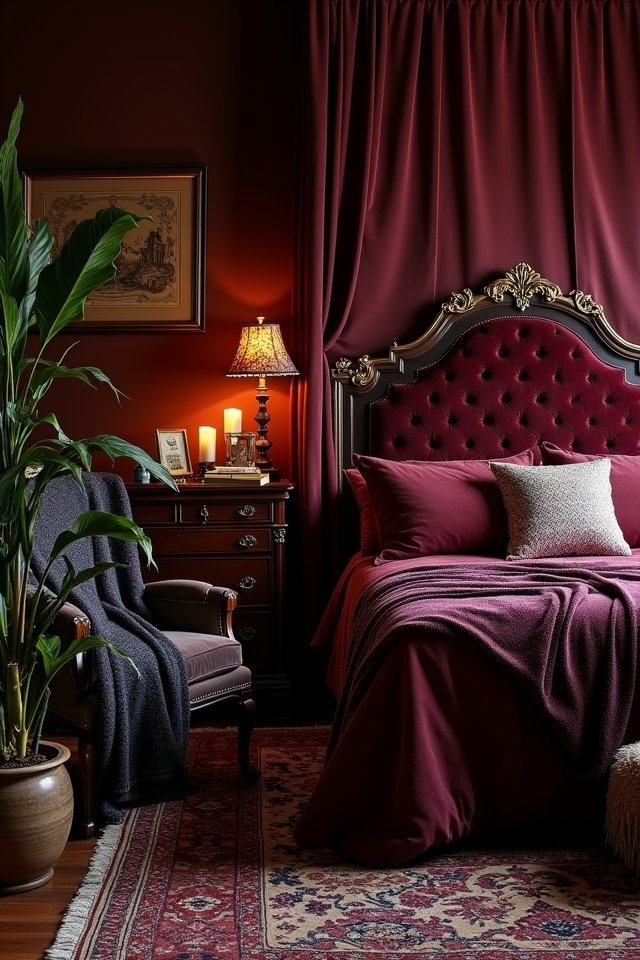 dark romantic bedroom essentials