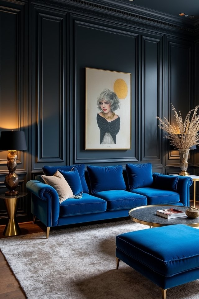 dark walls bold elegance