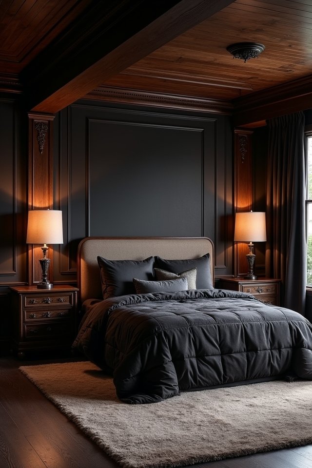 dark wood sophistication enhances warmth
