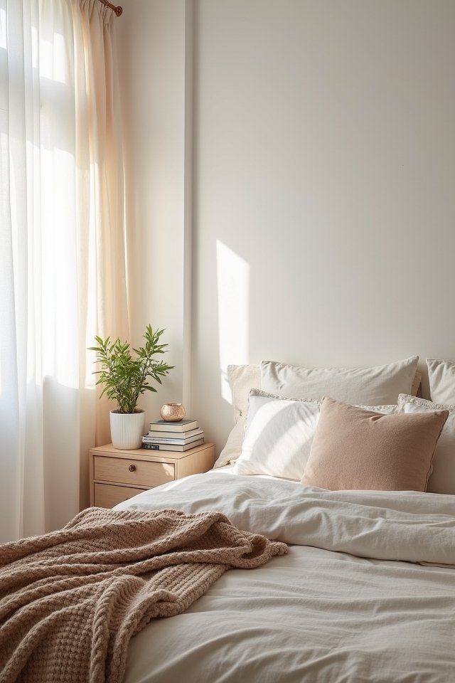 declutter for peaceful sanctuary