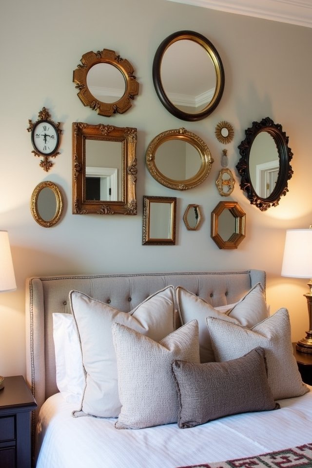 decorative mirror gallery wall