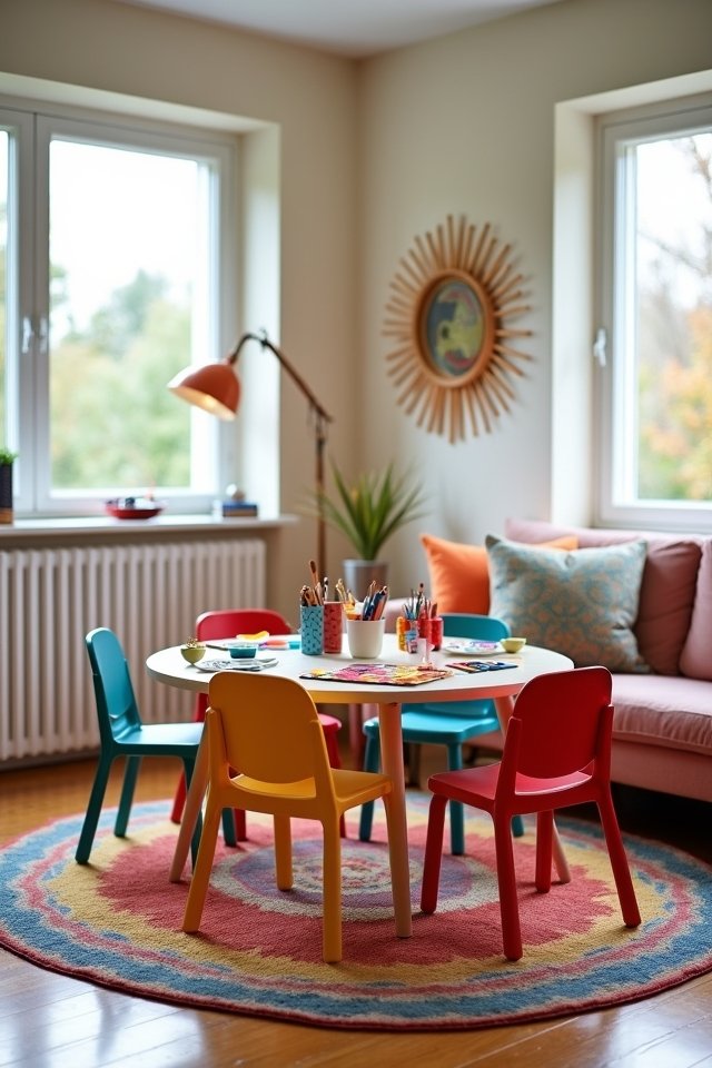 dedicated kids crafting space