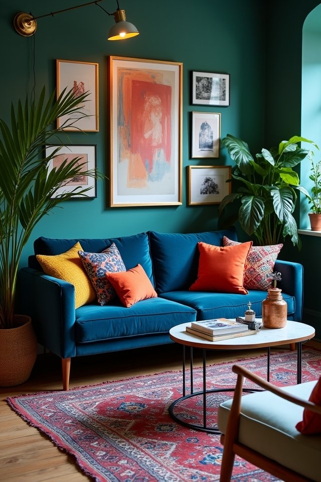 deep blue statement piece