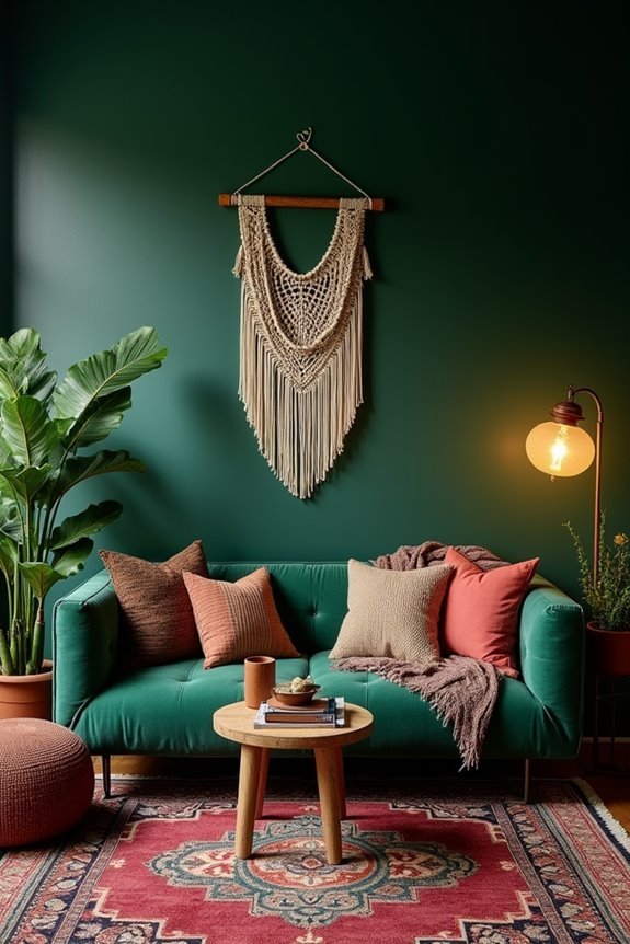 deep colors cozy atmosphere
