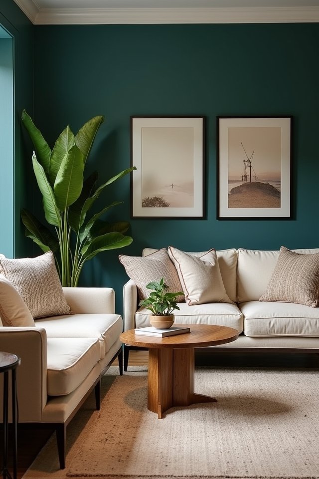 deep teal elegance accentuated