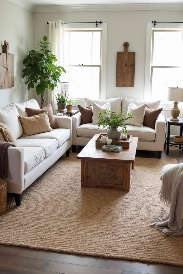 define spaces with rugs