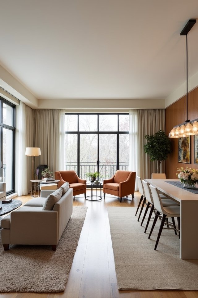 define spaces with rugs