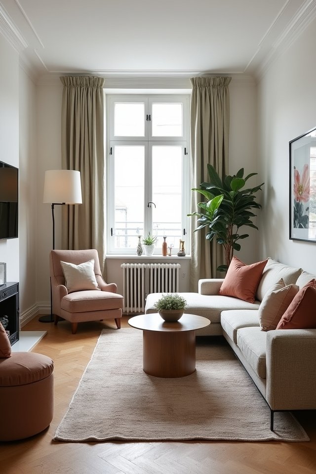 define spaces with rugs