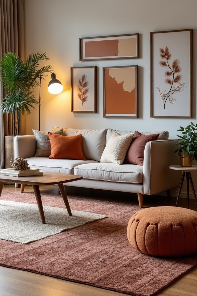 define spaces with rugs