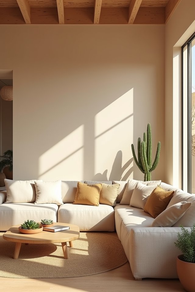 desert inspired warm ambiance