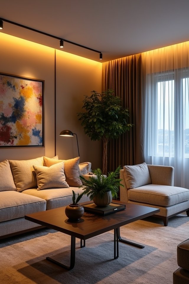 dimmable lighting for ambiance