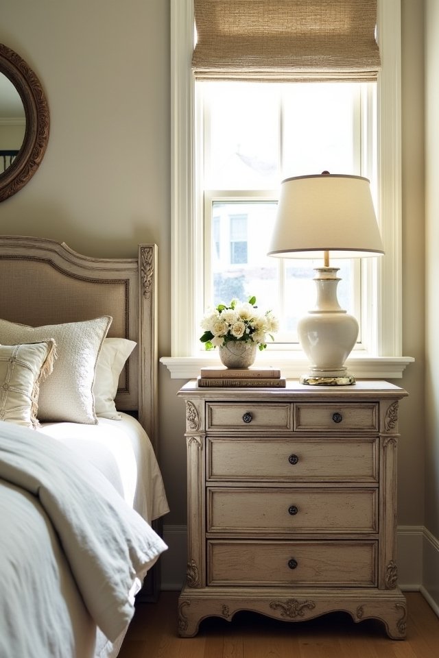 distressed textured bedroom furniture