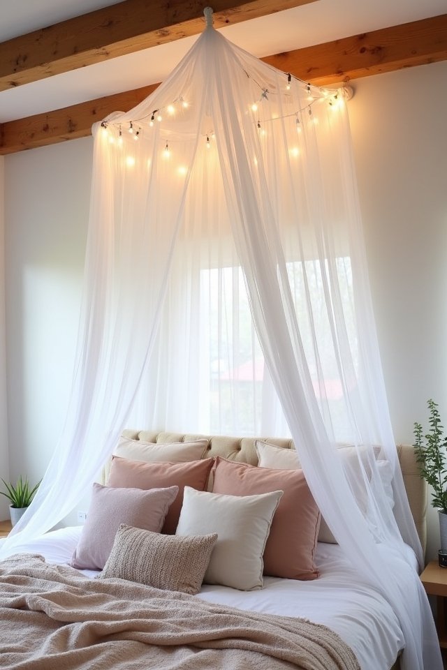 diy cozy bed canopy