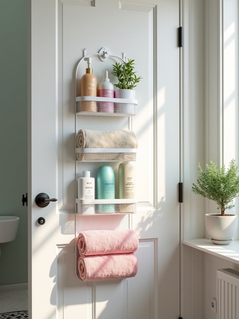 dorm bathroom organization solution