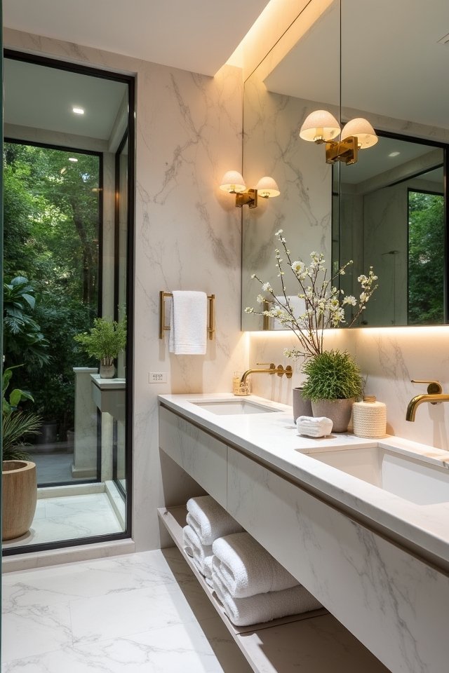 double vanity bathroom upgrade