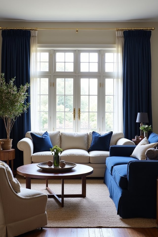 dramatic elegance with curtains