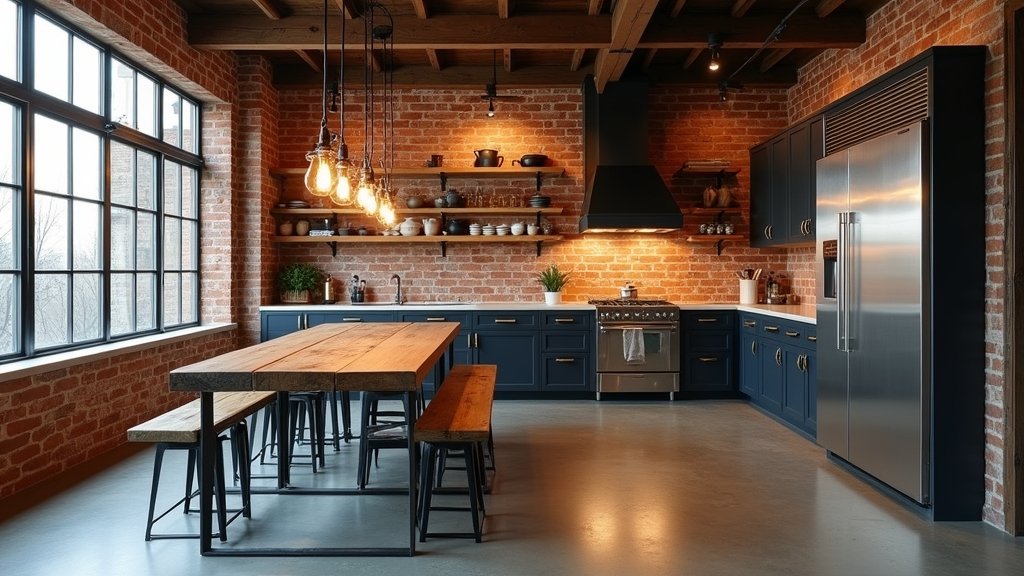 dream modern industrial kitchens