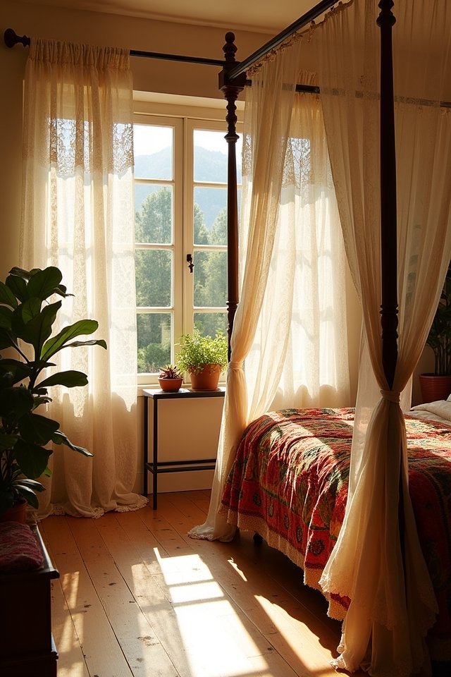 dreamy bohemian lace panels