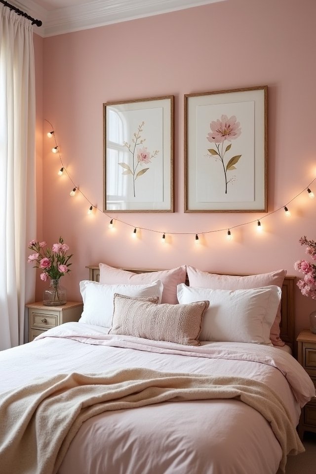 dreamy dusty pink decor