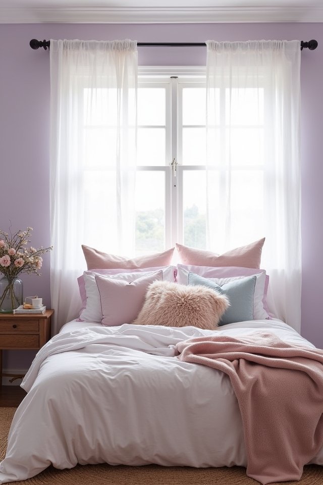dreamy lavender bedroom retreat