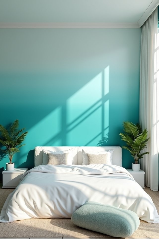 dreamy ombre bedroom transformation