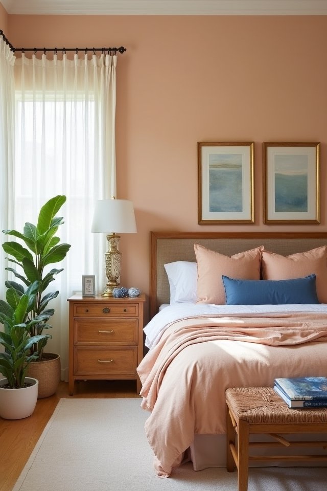 dreamy peach sanctuary oasis