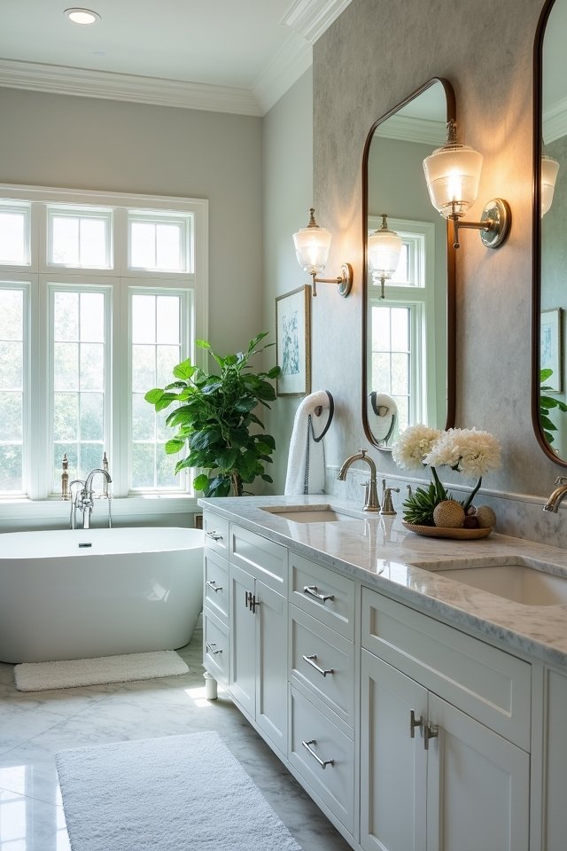 dual vanities enhance functionality