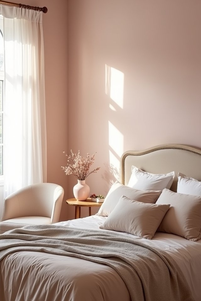 dusty pink and neutrals