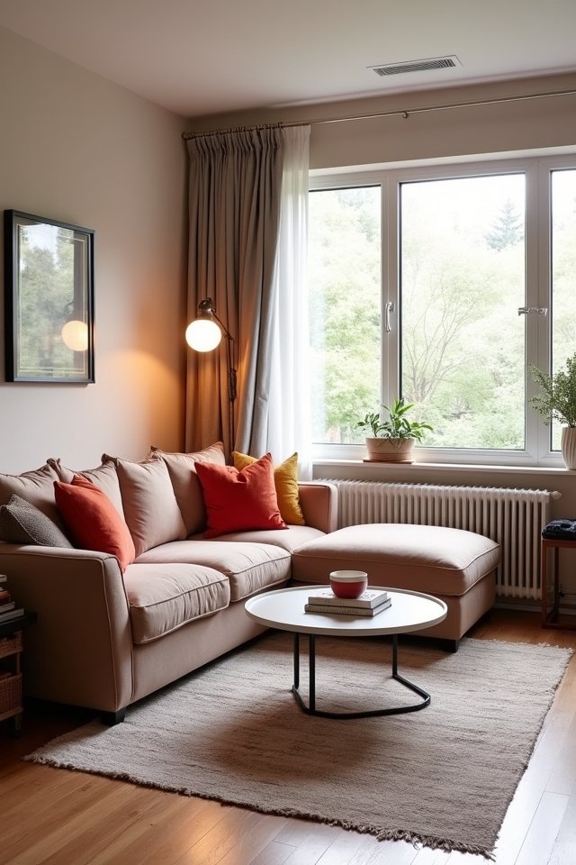 dynamic diagonal furniture arrangement