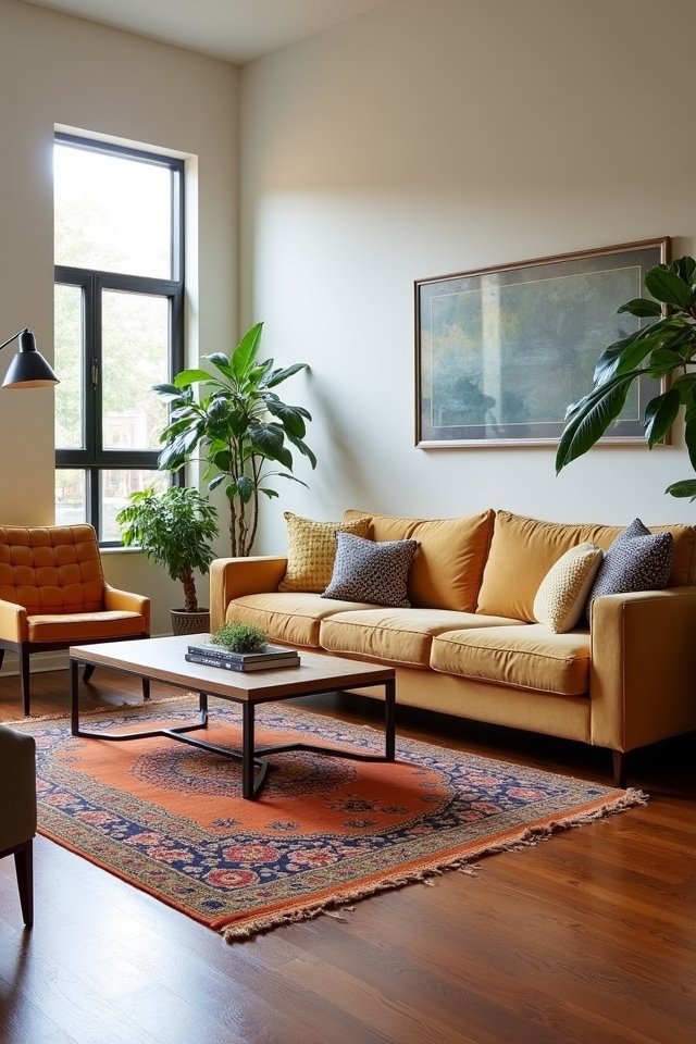 dynamic diagonal furniture arrangement