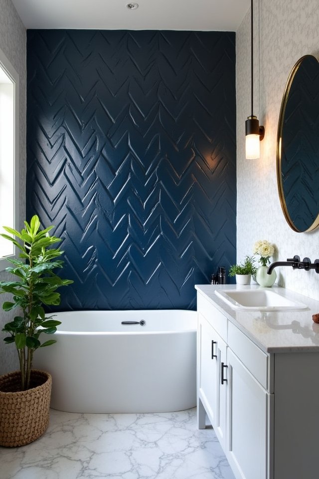 dynamic geometric bathroom designs