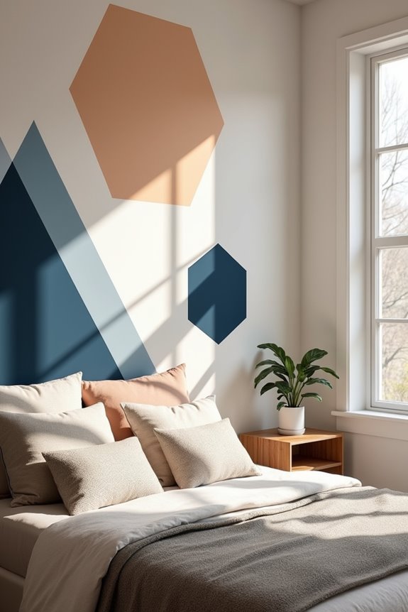 dynamic geometric bedroom designs
