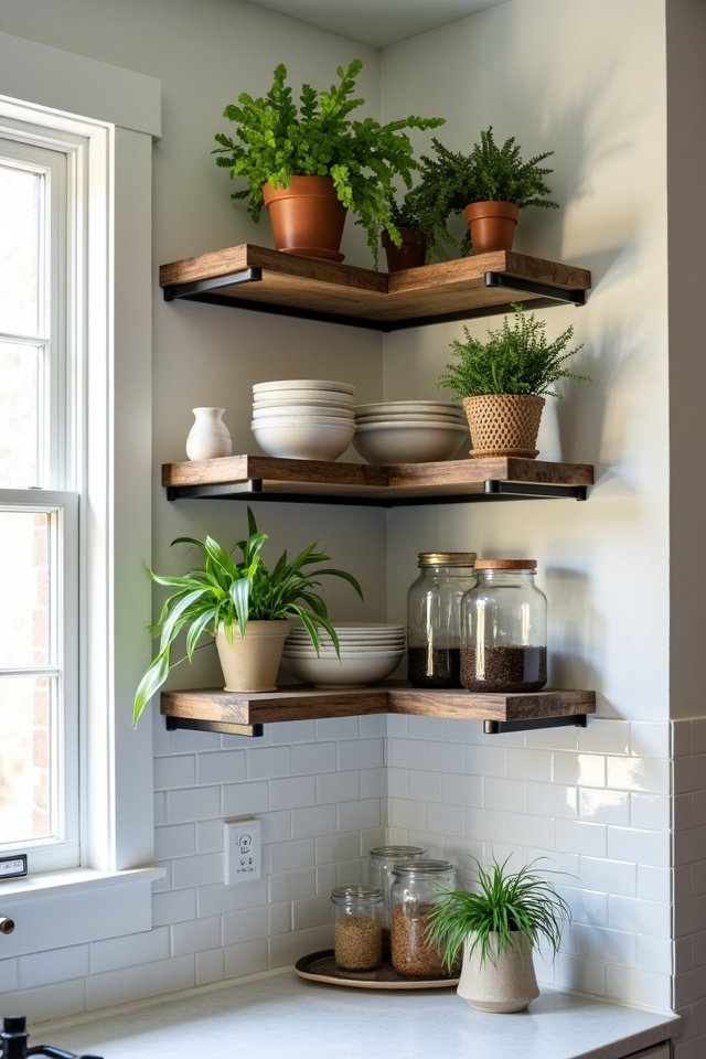 dynamic kitchen shelf design