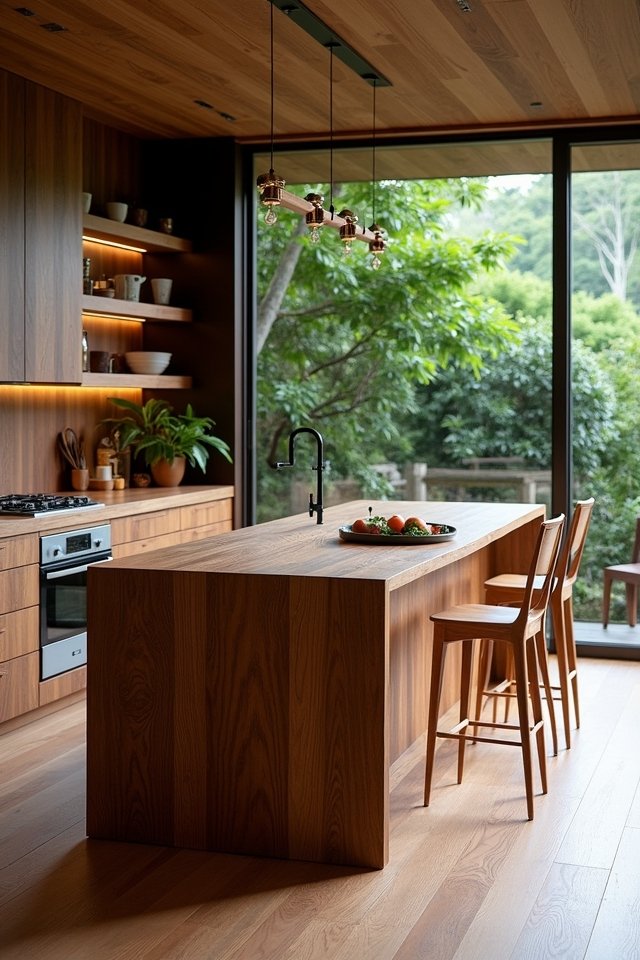 dynamic multi level kitchen island