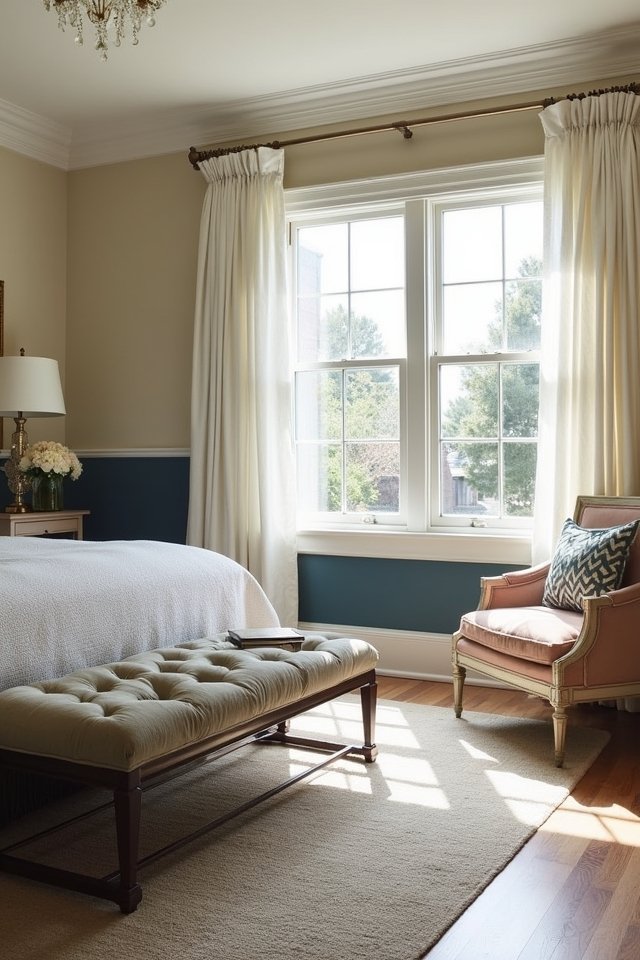 dynamic two tone wall designs