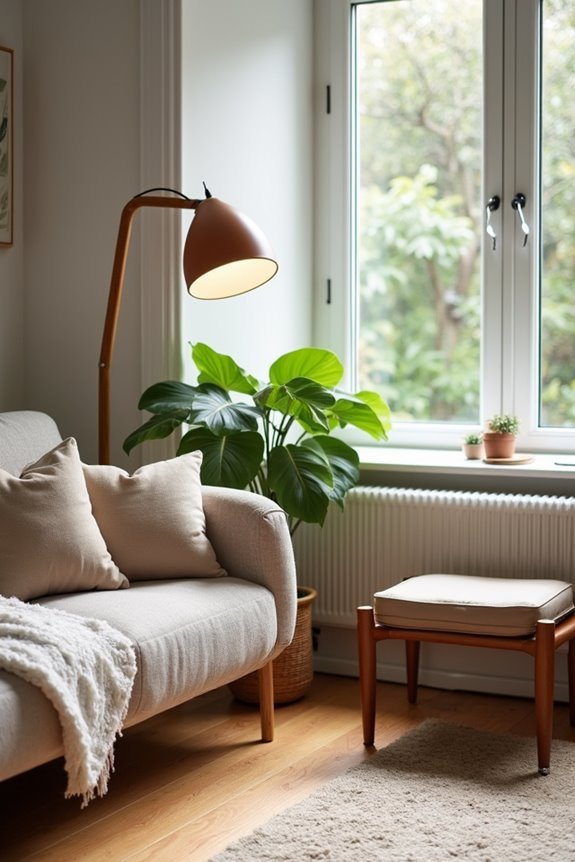 eames inspired stylish floor lamp