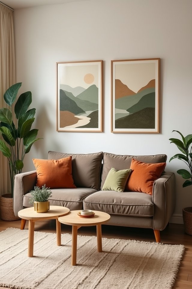 earth inspired living room decor