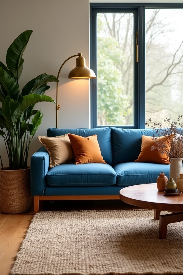 earthy accents for warmth
