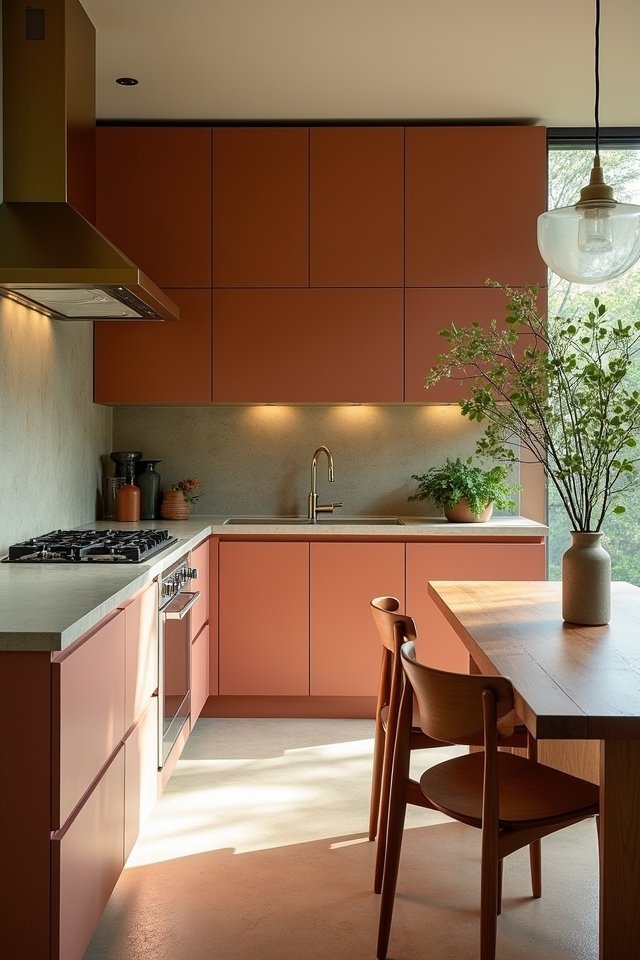 earthy color kitchen inspiration