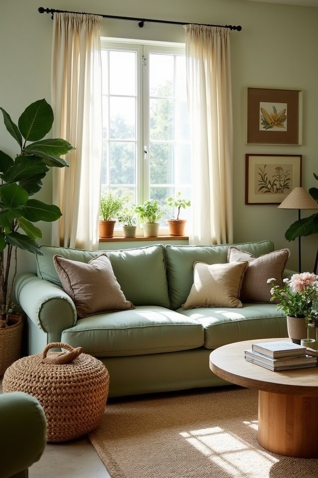earthy color palette comfort