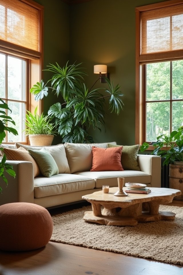 earthy color sanctuary vibes