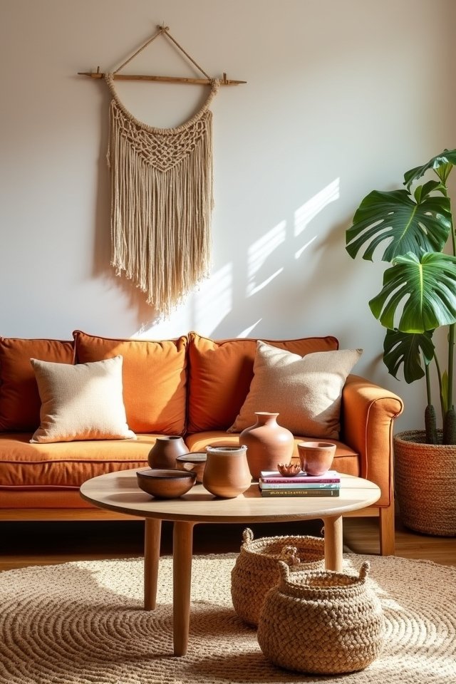 earthy decorative living accessories