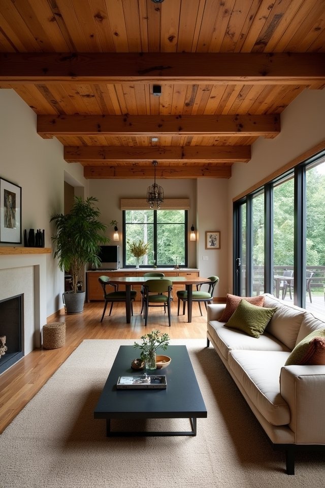 earthy elegance with contrasts