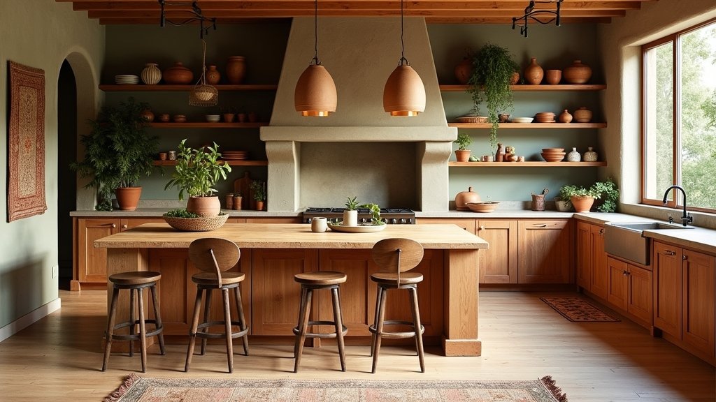 earthy elegant kitchen designs