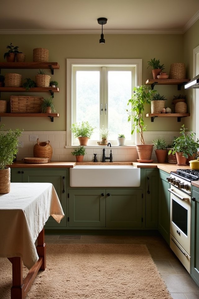 earthy hues cozy textures