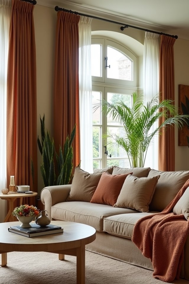 earthy hues for comfort