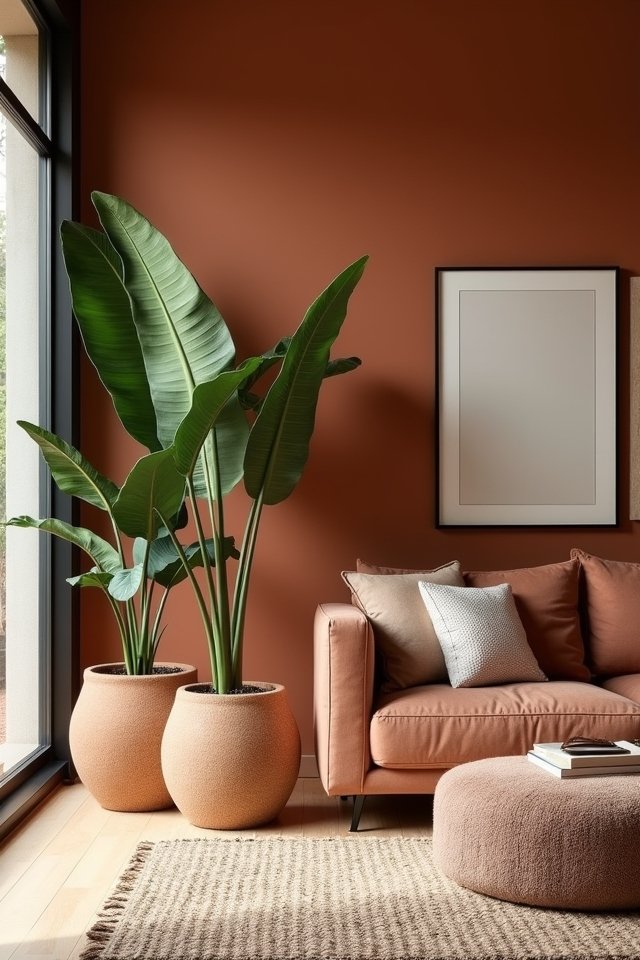 earthy terracotta home decor