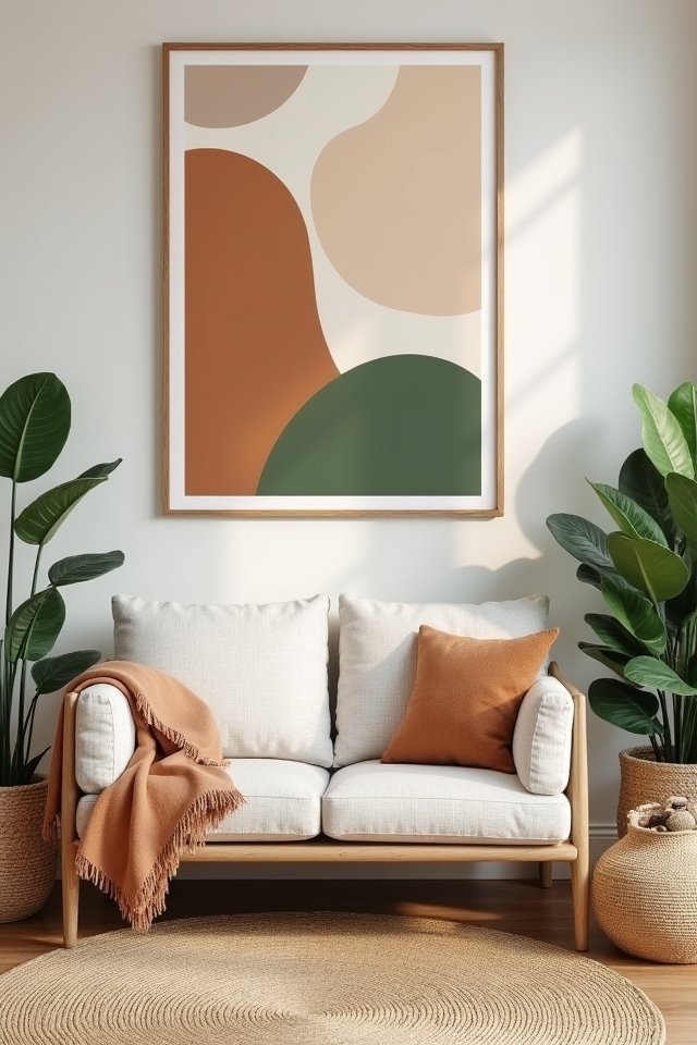 earthy tone wall art